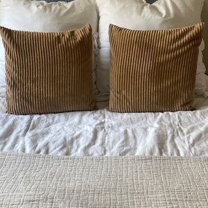 SET of 2 corduroy pillowcases